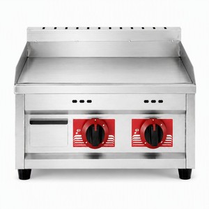 Commercial Gas <b>Flat</b> <b>Top</b> <b>Griddle</b> 9.4kW Countertop for Burgers Fries Fast Food Restaurant Kitchen - Product Image 1