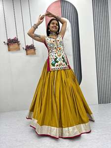 Robe Lehenga Choli en coton et Motedo confortable de la meilleure qualité avec un design coloré pour les filles et les femmes à prix export - Product Image 4