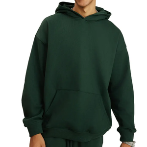 Sudadera con Capucha de Invierno para Hombre, con Logotipo Personalizado Bordado, de Algodón Grueso, Estilo Pullover - Product Image 3