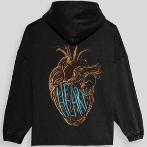 Sweat-shirt à capuche en coton ultra-doux pour hommes et femmes, streetwear décontracté, à porter au quotidien, superposition extérieure, uni teint pour l'hiver - Product Image 2