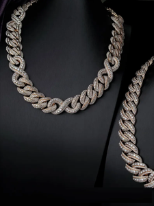 Cadena cubana Iced Out con diamantes de moissanita VVS, joyería de moda de lujo estilo Hip Hop Bling para hombre - Product Image 5