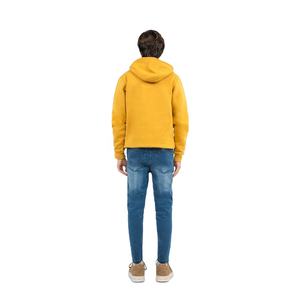 2025 nouveaux hommes à manches longues jaune pull à capuche en gros Hip Hop Style hommes à capuche pour un usage quotidien et des vêtements de plein air - Product Image 3