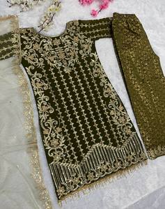 DESIGNER WEAR HAUT DE SOIRÉE AVEC JACQUARD PLAZZO - Product Image 5