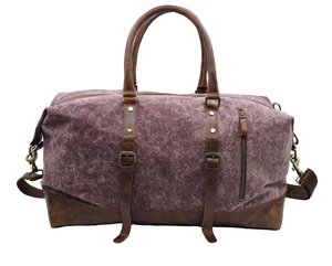 กระเป๋าดัฟเฟิลกีฬาหนังเป็นมิตรต่อสิ่งแวดล้อมมาใหม่พร้อมเข็มขัดนุ่มสบายความจุขนาดใหญ่ - Product Image 1