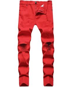 Wholesale Fashion Classic Denim <b>Jeans</b> Pant 2025 Custom Made <b>Men</b> Denim <b>Jeans</b> Casual Wear Breathable Casual Wear OEM Service - Product Image 2