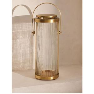 Premium Quality Rectangle Shaped Metal <b>Lantern</b> with Hanging Handle <b>Silver</b> Colored for Home Decoration Available for Export - Product Image 5