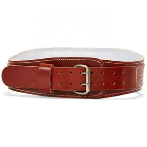 Cinturón de Levantamiento de Pesas para Gimnasio, Longitud Personalizada, Resistente, para Culturismo, Levantamiento de Potencia, Hebilla de Acero, Cuero de Vaca, Lumbar, Cintura Trasera - Product Image 3