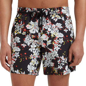 Pantalones cortos deportivos informales para hombre de calidad superior 100% algodón patrón sólido personalizado teñido liso para playa/tablero servicio OEM de verano - Product Image 3