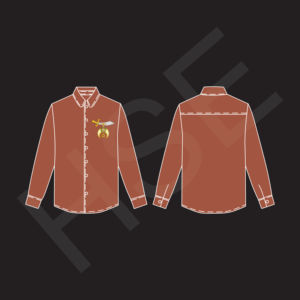 Chemise en coton multicolores pour hommes et femmes avec broderie sur la poitrine - Product Image 6