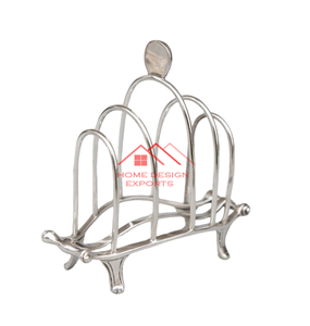 Estante para tostadas de Metal con acabado plateado de diseño 2025 para uso decorativo de restaurantes de Hotel en casa - Product Image 2