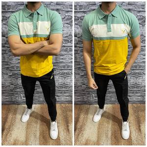 Custom Logo 240Grams Men's <b>Blank</b> Golf Silk Cotton Plain Short Sleeve Casual Polo Shirts - Product Image 1