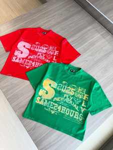 Camiseta de alta calidad con estampado DTG de logotipo personalizado multicolor para hombre - Product Image 5