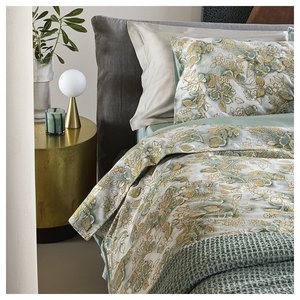 CHINOISERIE FAZZINI Standard Size <b>Sheet</b> & <b>Pillowcase</b> <b>Set</b> Color FZCHS2STDPCUSA-50 Italy - Product Image 2