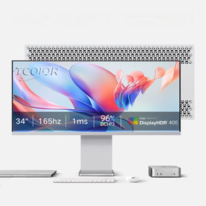 شاشة من سبائك الألومنيوم 34 بوصة مسطحة شاشة واسعة جدا ، hz d 1ms وقت الاستجابة ، تقنية amfreesync ، شاشة متعددة المهام PIP PBP - Product Image 1