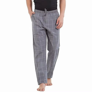 Pantalon de pyjama en flanelle 100 % coton, taille élastique avec cordon de serrage, coupe confortable, idéal pour la vente en ligne - Product Image 1