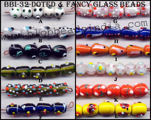 Meilleur kit de perles de verre décoratives pour le bricolage, les bijoux de mode et l'artisanat d'art utilisent des perles de verre fantaisie perles de verre indiennes au chalumeau - Product Image 5