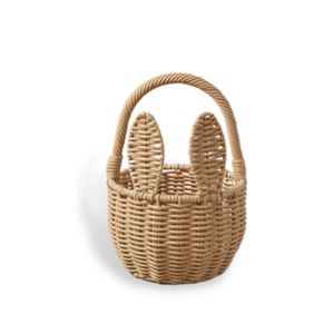 Cesta de recolección de Pascua de ratán de temporada Cesta de regalo adorable Cesta de regalo tejida para niños - Product Image 2