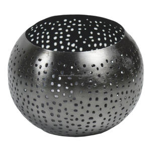 Pot de cire Votive en Nickel noir avec thème brillant, lampe à thé et porte-bougie, décoration de la maison, Design de dîner et de mariage - Product Image 1