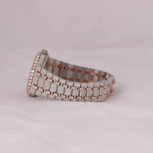 Montre fantaisie tendance en diamant Moissanite Montres glacées Montre de luxe entièrement automatique Vvs1 Moissanite Diamond Iced Out Moissanite - Product Image 2