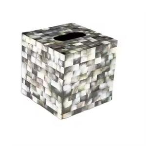 ชุดอุปกรณ์ห้องน้ำหรูหราพร้อมกล่องใส่กระดาษเช็ดปากมุกสีธรรมชาติกล่องกระดาษทิชชู่ตกแต่งไม่เหมือนใคร - Product Image 1