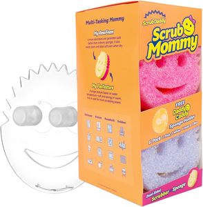 Scrub Mommy Kitchen Sponge (6) + Daddy Caddy Sink <b>Holder</b> - Product Image 5