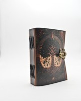 Achetez un journal en cuir fait main, journal imprimé UV, papier à bords festonnés, carnet en cuir, journal intime, carnet de croquis