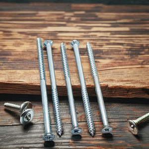 Vis à bois à tête fraisée en acier au carbone à bon prix, filetage grossier, pointe aiguë, oxyde noir, métrique/pouce, classe 4, norme DIN ISO ANSI - Product Image 1