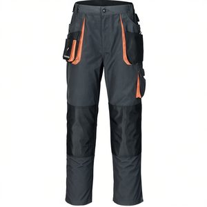 Pantalones de seguridad y supervivencia para hombre TERRATREND, talla 60, gris oscuro/negro/naranja - Product Image 2