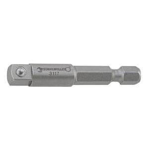 Conector de Brocas Stahlwille de 50 mm, Hexagonal de 1/4'' a Cuadrado de 3/8'' - Product Image 1