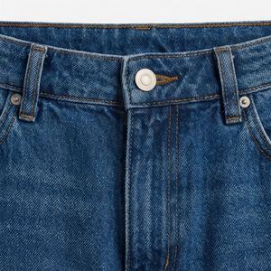 Pantalons en jean larges pour femmes, taille plus, style vintage, lavage à l'eau, logo personnalisé des fabricants, coton, coupe ample, style baggy - Product Image 4