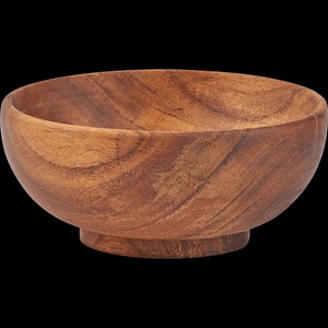 Cheap Wooden Serve Bowls Custom Design Nordic Large Small Handmade Bohemian <b>Sauce</b> Fruits <b>Salad</b> Soup Dinner Table Wooden Bowls - Product Image 2