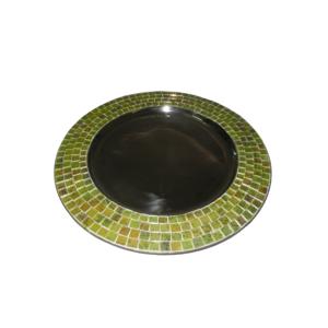 Assiette de service en acier inoxydable arrondie Dessert aux fruits alimentaires écologiques pour la restauration - Product Image 2