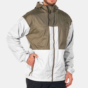 Veste coupe-vent imperméable légère à séchage rapide pour hommes avec capuche pour les sports de plein air Vente en gros - Product Image 3