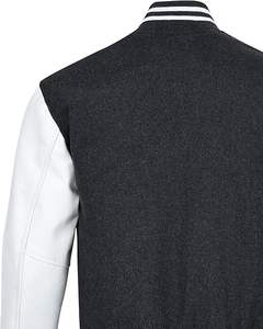 เสื้อแจ็คเก็ตเลตเตอร์แมนผู้ชายสำหรับฤดูหนาว ให้ความอบอุ่น สวมใส่สบาย คอตั้ง ปักโลโก้ด้านหน้า กันลม ระบายอากาศ แห้งเร็ว คุณภาพสูง เป็นมิตรกับสิ่งแวดล้อม - Product Image 5