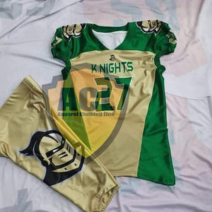 Sportswear Manufacturers <b>American</b> Football Uniform <b>American</b> Football Uniform with Pad Short <b>American</b> Football Team Uniform - Product Image 2