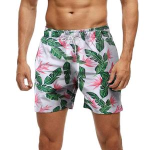 กางเกงว่ายน้ำขาสั้นแบบผูกเชือกสำหรับผู้ชายกางเกงขาสั้นแบบแห้งเร็วเป็นมิตรกับสิ่งแวดล้อม100% ใหม่คุณภาพสูงออกแบบได้ตามต้องการ - Product Image 1