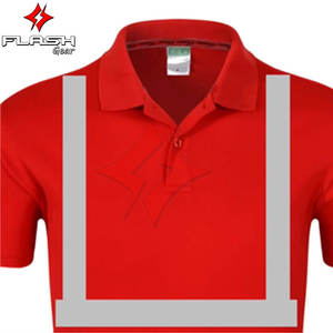Chemises polo haute visibilité, classe 1 ANSI, imperméables, design de sécurité réfléchissant, construction de haute qualité, bande réfléchissante durable - Product Image 2