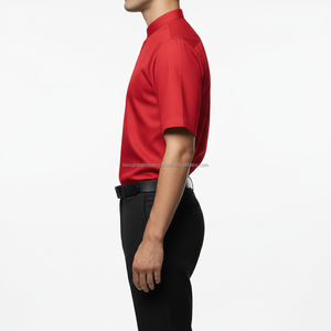 Conjunto de Uniforme Corporativo Personalizado en Color Rojo para Personal, Hombres y Mujeres, Uniforme Formal para Recepción de Hotel, Fabricante de Uniformes de Oficina - Product Image 2