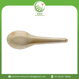 Couverts jetables en feuille de palmier biodégradable naturel de haute qualité cuillères à soupe compostables couteau pour les fêtes voyage le plus recherché - Product Image 2