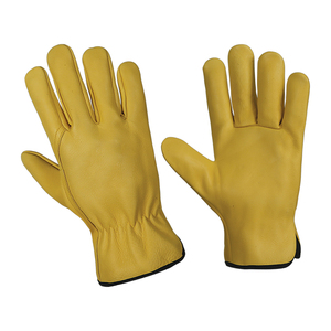 Guantes de Trabajo de Seguridad para Clima Frío, Forrados de Piel de Vaca, con Forro Polar, Antideslizantes, Duraderos, de 10 Pulgadas de Largo - Product Image 1