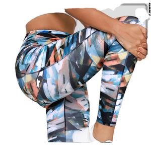 Custom Logo Mid Waist Women Gym Fitness Yoga <b>Leggings</b> Eco Friendly Breathable Anti-Bacterial <b>Knitted</b> Workout <b>Leggings</b> Cheap - Product Image 6