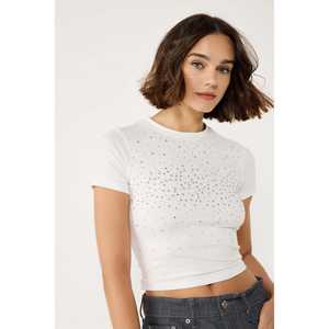 T-shirt court à imprimé pierre - Product Image 1