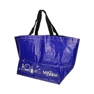 Bolsas de Compras Tejidas de PP con Patrón y Empaque Personalizables, Opciones Multitamaño - Product Image 5