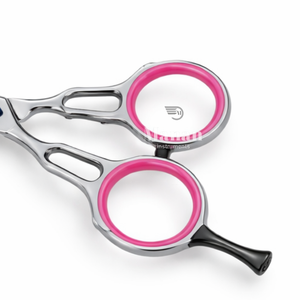 Ciseaux de coiffure professionnels de 6,2 pouces en acier inoxydable, ciseaux de barbier, design ergonomique, outil de coiffeur de salon, OEM - Product Image 4