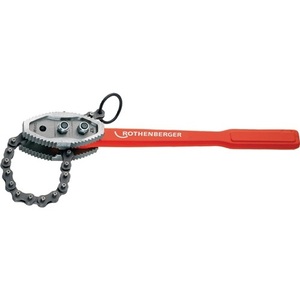 Clé à chaîne pour tuyaux ROTHENBERGER, robuste, longueur totale 1280 mm, plage de serrage 220 mm pour tuyaux de 8 pouces - Product Image 1