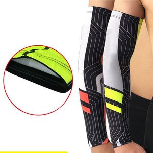 Manga del brazo para exteriores unisex transpirable de talla grande protección solar UV resistente al agua secado rápido impresión personalizada deportes correr ciclismo - Product Image 6