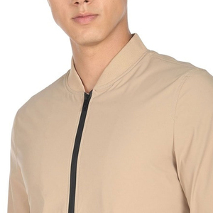 Veste universitaire OEM ODM blouson de baseball universitaire de couleur personnalisée avec fermeture à bouton-pression pour veste universitaire décontractée pour hommes - Product Image 5