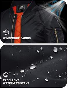 Top Quality <b>Men's</b> Bomber <b>Jacket</b> Fall Winter Warm Windbreaker Full <b>Zip</b> Casual Padded Coats - Product Image 5