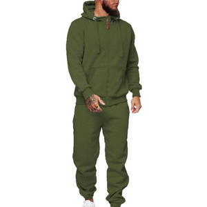 Ensemble de survêtement décontracté de qualité professionnelle haut de gamme pour hommes, style 2 pièces, vêtements personnalisés, impression numérique, pantalon de survêtement droit - Product Image 1