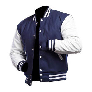 Veste universitaire en satin légère pour homme, style streetwear avec logo brodé personnalisé - Product Image 3